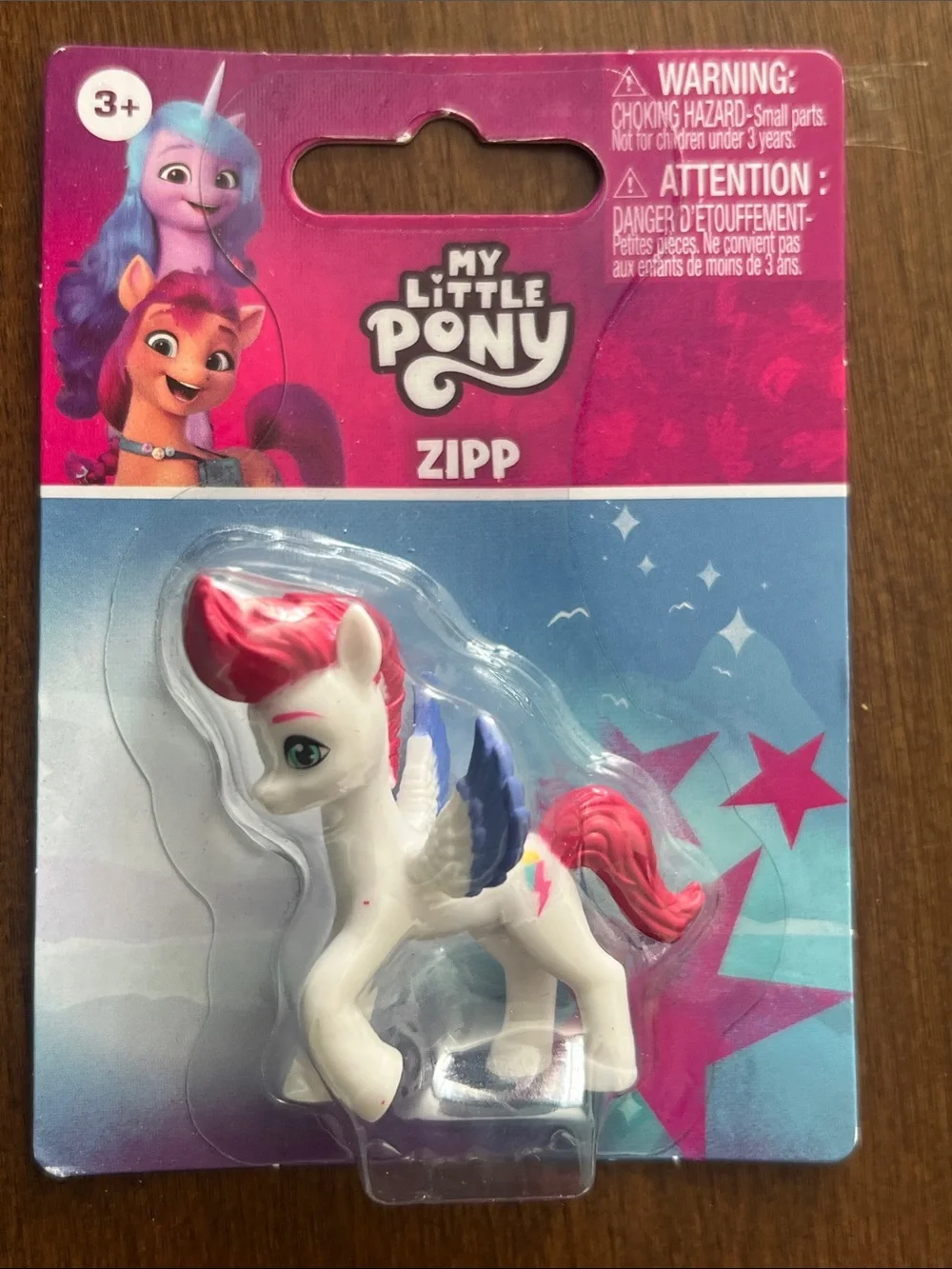 My Little Pony Zipp White, Hitch Yellow & Pipp Pink Mini Figures